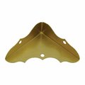 Homecare Products 0.62 x 1.75 in. Outside Decorative Corner Brace - Solid Brass HO3302559